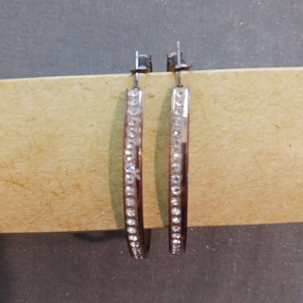 Rhinestone hoops - Picture 4 of 4